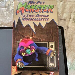 My Pet Monster A Live-Action Videocassette VHS Tape 1986 Hi-Tops Video Rare Kids